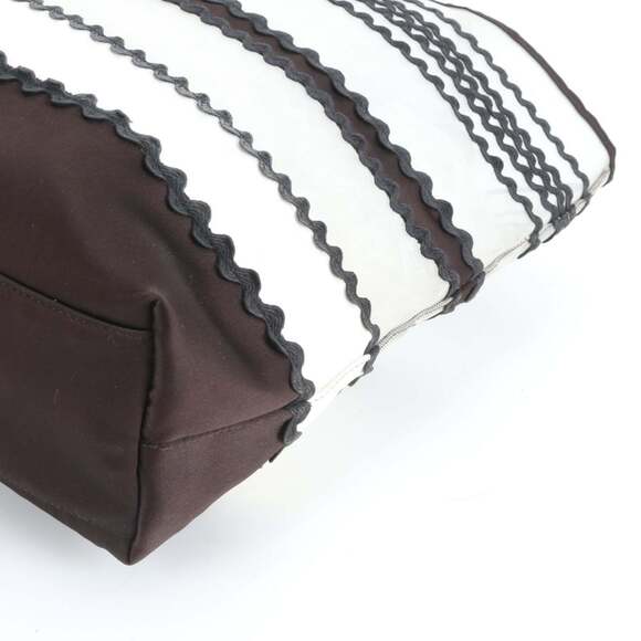 Miu Miu Miu Archive Tote Bag Shoulder Handbag Stripe Women's - Picture 4 of 11